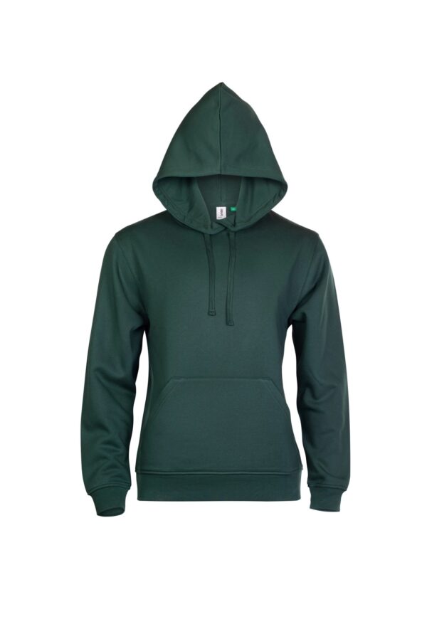 GR51-Eco-Hoodie-Bottle-Green-Front